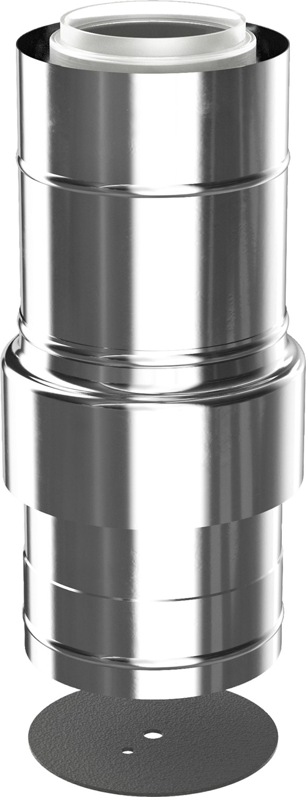 Bosch Abgaszubehör FC-C80 Zuluftstutzen konz. d:80/125 Edelstahl, 7738112705