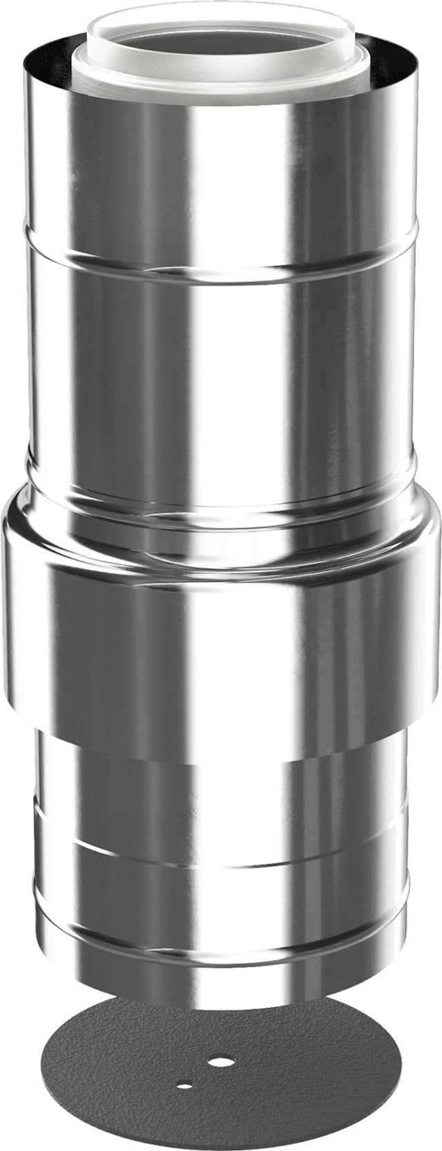 Bosch Abgaszubehör FC-C80 Zuluftstutzen konz. d:80/125 Edelstahl, 7738112705