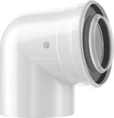 Bosch Abgaszubehör FC-CE60-87 Luft-/Abgasbogen 87 Gr, d:60/100 mm, 7738112616