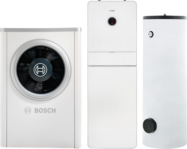 Bosch Luftwärmepumpen-Paket BOPA CS731 CS7001iAW9OR-S, AWMB 9, HR300, INPA, 7739620409