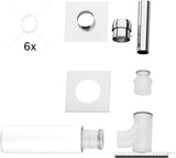 Bosch Abgaszubehör FC-Set80 Gbsatz Kaskade B23P im Schacht, d:80mm, 7738113210