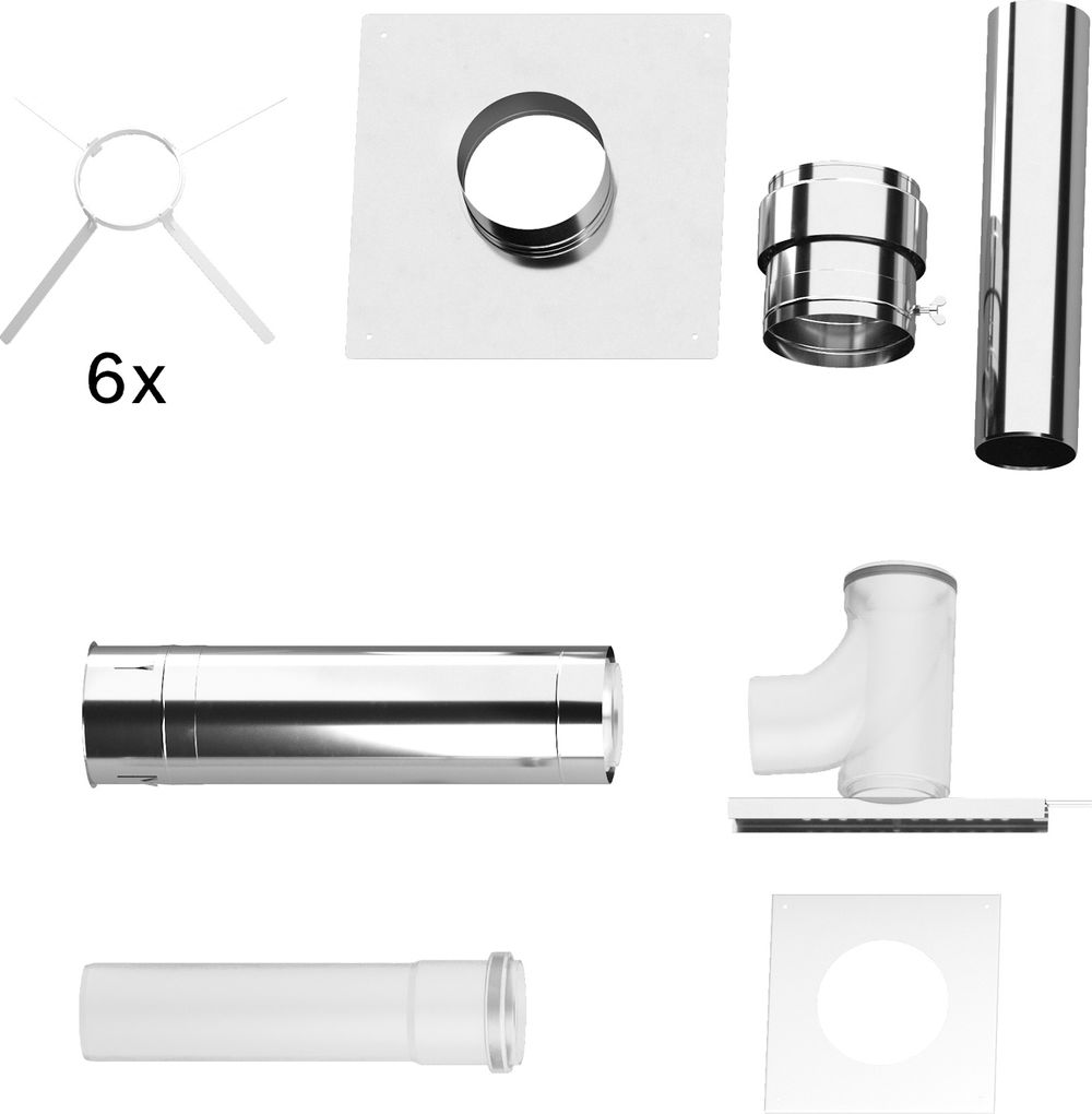 Bosch Abgaszubehör FC-Set160 Gbsatz Kaskade B23P im Schacht, d:160mm, 7738113213
