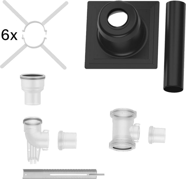 Bosch Abgaszubehör FC-Set110-C(14)3x Grundbausatz C(14)3, d:110mm, 7738113341