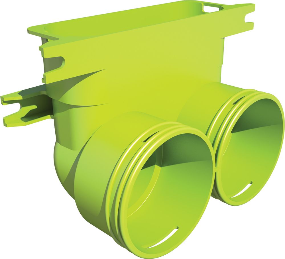 Bosch Zubehör Wohnungslüftung RRB 75-3 Verbinder 90Gr Rundrohr/Flachkanal, 1 ST, 7738113424