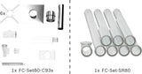 Bosch Abgas-Standardpaket BOPA FC11 S Schacht starr, 80/125, 10m, RLU, 7739619183