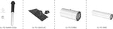 Bosch Abgas-Standardpaket BOPA FC39 Dachdurchgang 60/100 schwarz, RLU, 7739619191