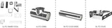 Bosch Abgas-Standardpaket BOPA FC50 S Fassade starr, 80/125, 6m, RLU, 7739619193