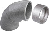 Bosch Zubehör Wohnungslüftung BEPP 125-1 Bogen 90 Gr teilbar, d:125 mm, VPE: 1 ST, 7738113431