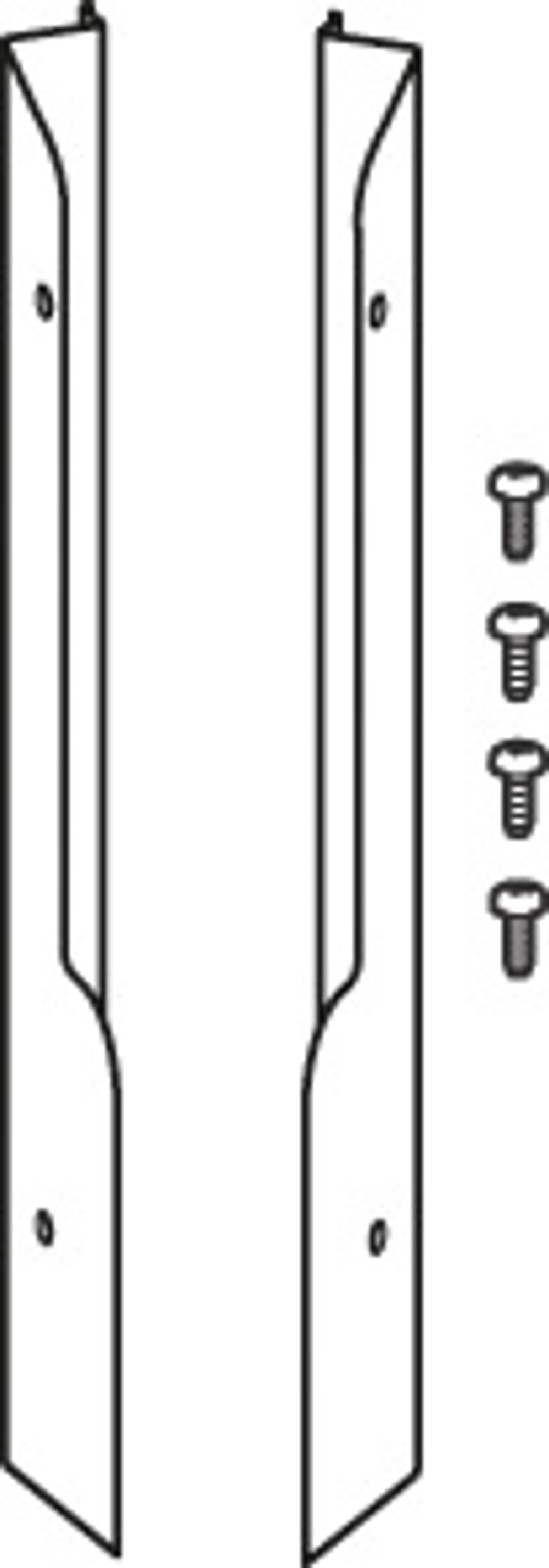 Bosch Installationszubehör SF 10 Abdeckblech seitlich links und rechts, 7738112130