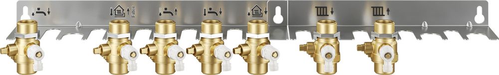 Bosch Zubehör für Wohnungsstationen Montageplatte für Basis- und HK-Modul, 7739620119