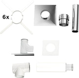 Bosch Abgaszubehör FC-Set110-C93x (oben) Grundbausatz C93x Edelstahl, d:110/160mm, 7738113076