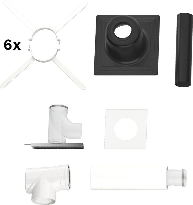 Bosch Abgaszubehör FC-Set110-C93x (oben) Grundbausatz C93x Kunststoff d:110/160mm, 7738113075