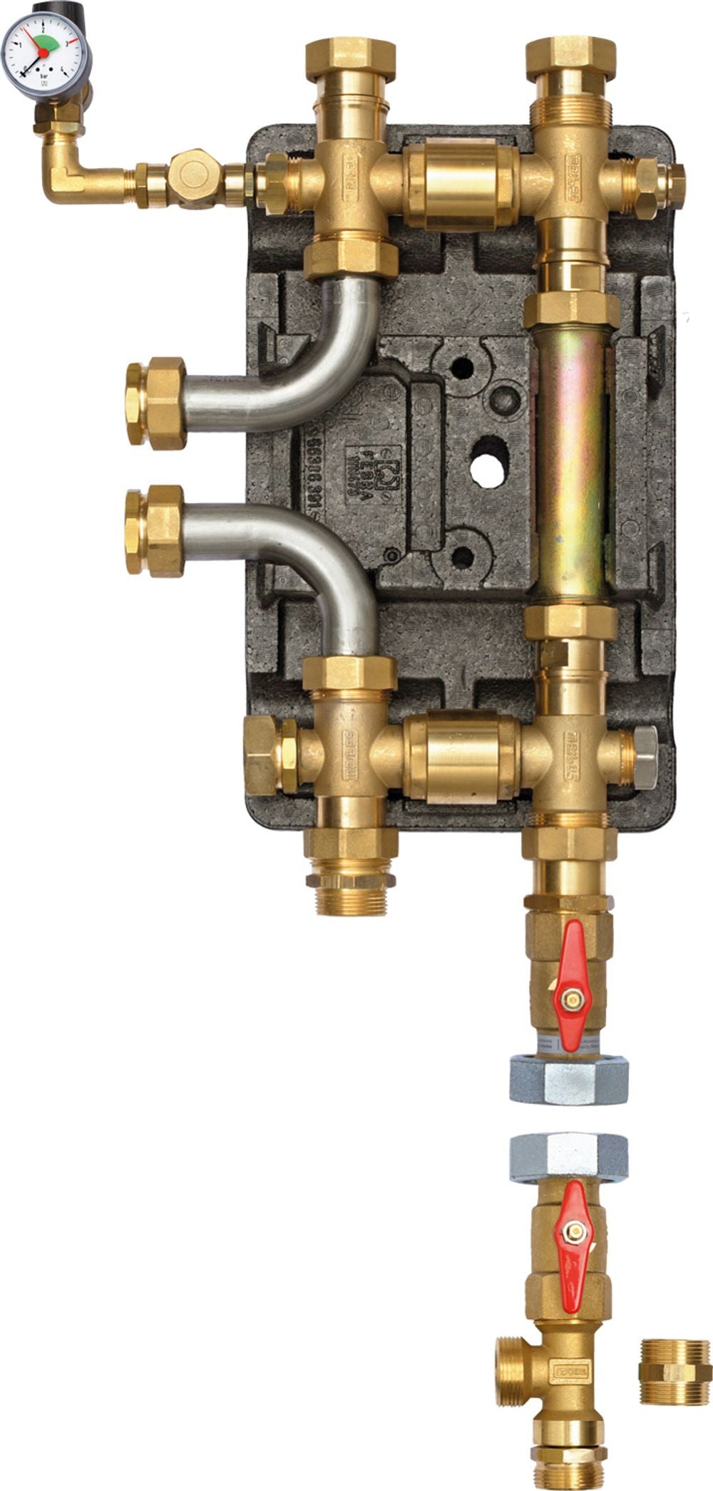 Bosch Zubehör für Luftwärmepumpen DDV 32 Doppelt differenzdruckloser Verteiler 32, 8738212211
