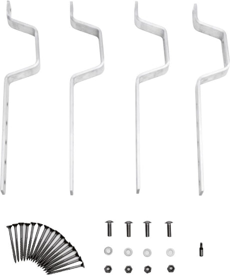 Bosch Zubehör Flachkollektoren FKA 9-2 Dachanbindung Schiefer/Schindel, 4 Stück, 8718531024