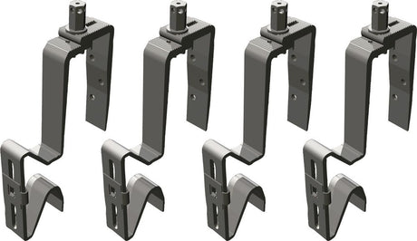Bosch Zubehör Flachkollektoren FKA 3-2 Dachanbindung Pfannen/Biber, 4 Stück, 8718531023