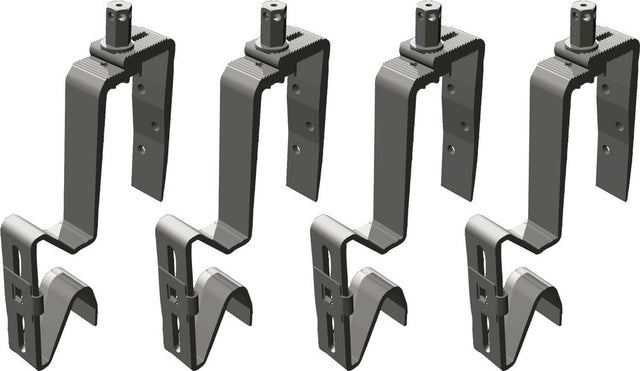 Bosch Zubehör Flachkollektoren FKA 3-2 Dachanbindung Pfannen/Biber, 4 Stück, 8718531023