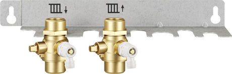 Bosch Zubehör für Wohnungsstationen Montageplatte Heizkreismodul, inkl. 3 KH, 7735600612