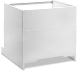 Bosch Zubehör für Solewärmepumpen Verrohrungsblende weiß 2,08-2,4m, 8733715009