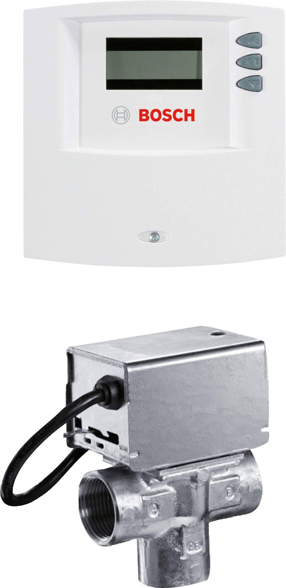 Bosch Zubehör Solartechnik B-sol050rückl Solarregler mit 3-Wege-Umsteuerventil, 7735600357