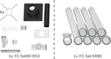 Bosch Abgas-Standardpaket BOPA FC12 Schacht starr, 80, 10m, RLA, 7739617748