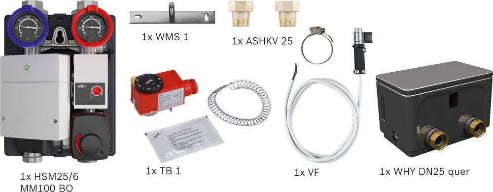 Bosch Heizkreis-Standardpaket BOPA HKW06 1 Heizkreis mit hydraulischer Weiche, 7739617745