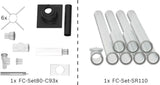 Bosch Abgas-Standardpaket BOPA FC13 Schacht starr, 80/125, 10m, RLU, 7739617753