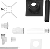 Bosch Abgaszubehör FC-Set80-C93x (hinten Grundbausatz C93x, d:80/125-110mm, 7738112744