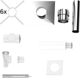 Bosch Abgaszubehör FC-Set80-C93x (hinten Grundbausatz C93x, d:80/125mm, Edelstahl, 7738112741