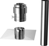 Bosch Abgaszubehör FC-O80 Schachtabdeckung d:80mm Edelstahl, 7738112720