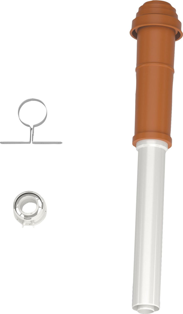 Bosch Abgaszubehör FC-Set60-C33x (oben) Grundbausatz C33x, rot, d:60/100mm, 7738112507