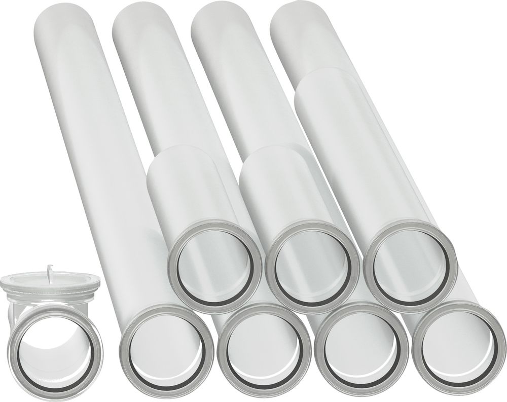 Bosch Abgaszubehör FC-Set-SR60 Set Abgasrohre mit Revisionsrohr d:60 mm, 7738112523
