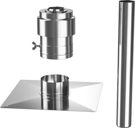 Bosch Abgaszubehör FC-O60 Schachtabdeckung Edelstahl d:60 mm, 7738112527