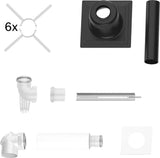 Bosch Abgaszubehör FC-Set80-C93x (oben) Grundbausatz C93x, d:80/125mm, 7738112544