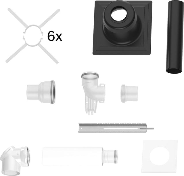 Bosch Abgaszubehör FC-Set80-C93x (oben) Grundbausatz C93x, d:80/125-110mm, 7738112548