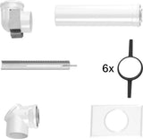 Bosch Abgaszubehör FC-Set80-C33x (oben) Grundbausatz C33x im Schacht, d:80/125mm, 7738112555