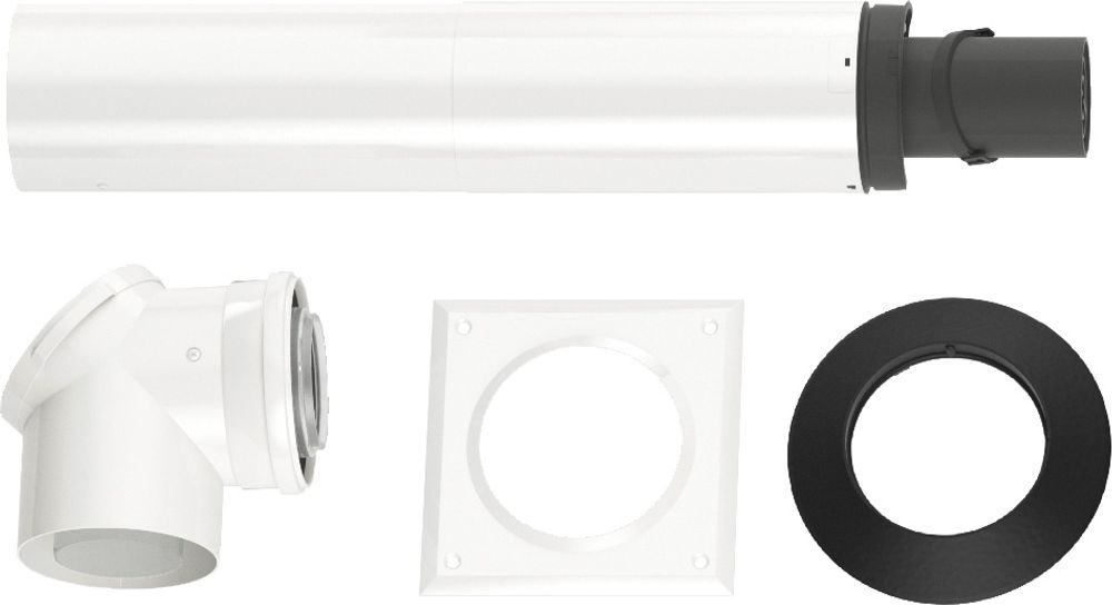 Bosch Abgaszubehör FC-Set80-C13x Grundpaket waagerecht d:80/125mm, 7738112574