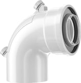Bosch Abgaszubehör FC-CER60-87 Doppelrohrbogen Prüföffnung, d:60/100 mm, 7738112637