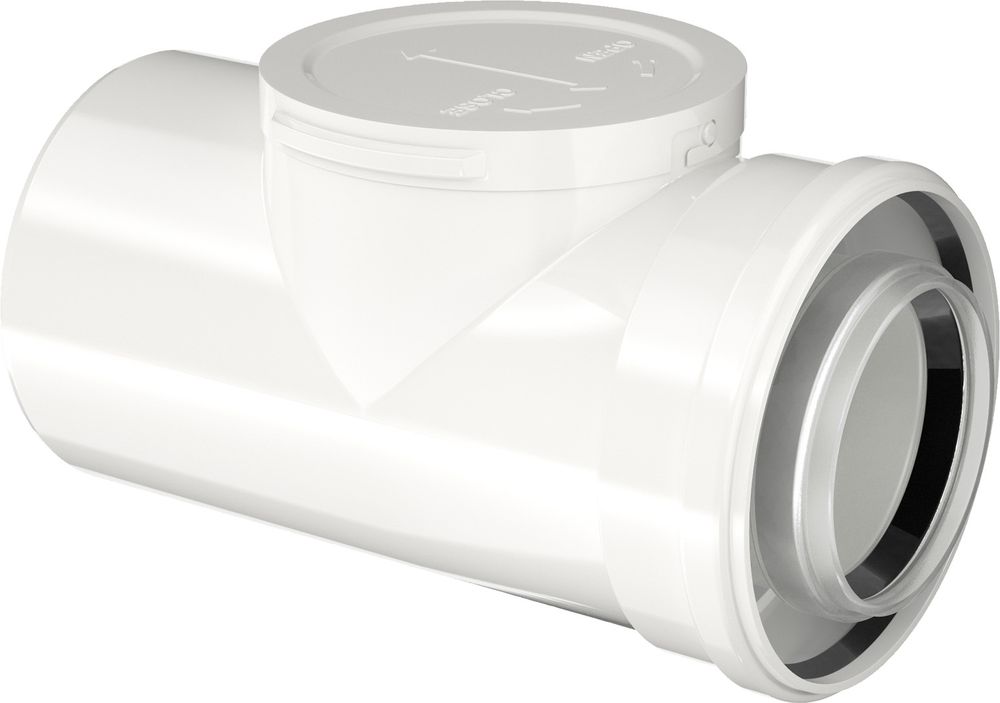 Bosch Abgaszubehör FC-CR80 Rohr konzentr. mit Prüföffnung, d:80/125, 7738112666