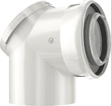 Bosch Abgaszubehör FC-CER80-87 Doppelrohrbogen Prüföffnung, d:80/125 mm, 7738112665