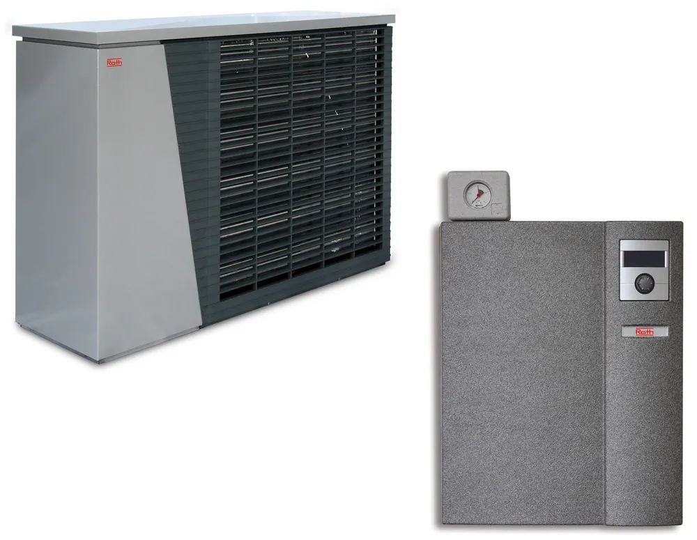 Roth Wärmepumpe ThermoAura 7 kW inklusive Wandhydraulikmodul und Regelung, 1135007642