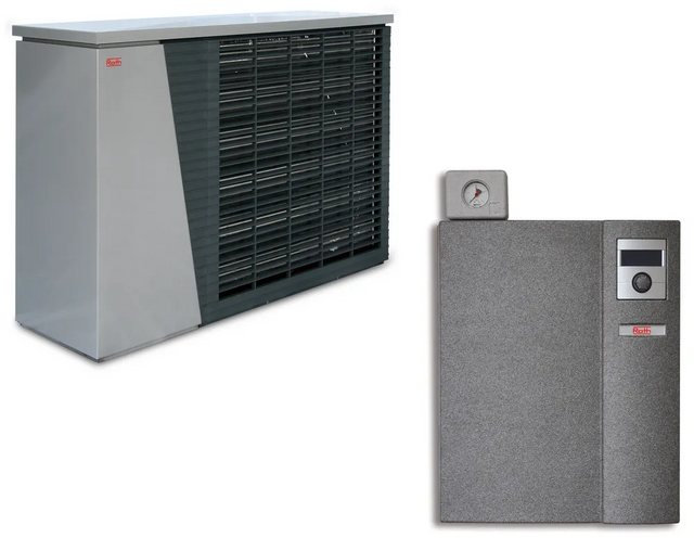 Roth Wärmepumpe ThermoAura 7 kW inklusive Wandhydraulikmodul und Regelung, 1135007642