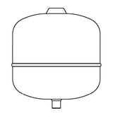 DAIKIN  Membranausdehnungsgefäß 12 L, MAG S12 m. Anschlussgr. f. Drucksystem bis 2 Kol, 162070