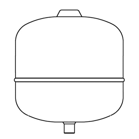 DAIKIN  Membranausdehnungsgefäß 12 L, MAG S12 m. Anschlussgr. f. Drucksystem bis 2 Kol, 162070