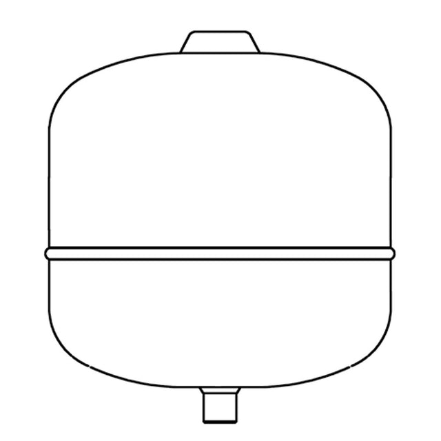DAIKIN  Membranausdehnungsgefäß 12 L, MAG S12 m. Anschlussgr. f. Drucksystem bis 2 Kol, 162070
