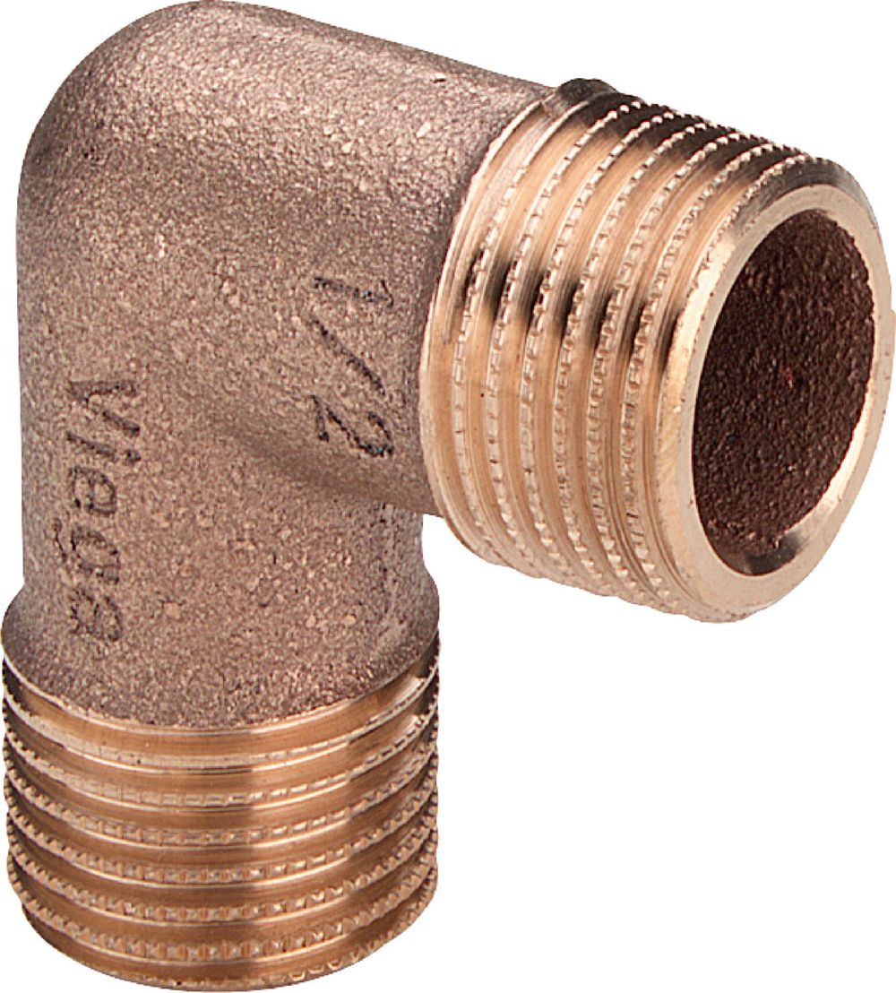 Viega Winkel 90 Grad, R 1 Rotguss oder Siliziumbronze Modell 3091, 317997