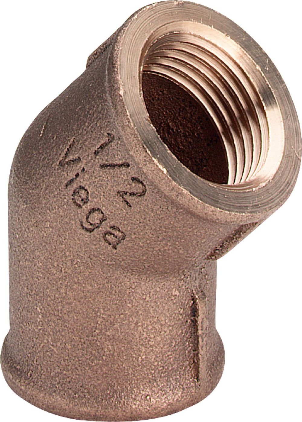 Viega Bogen 45 Grad, Rp 2 Rotguss oder Siliziumbronze Modell 3120, 650728