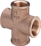Viega Kreuzstück, Rp 3/8 Rotguss oder Siliziumbronze Modell 3180, 318024