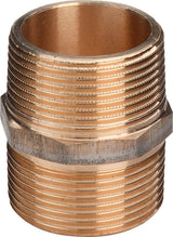 Viega Doppelnippel, R 3/4 Rotguss oder Siliziumbronze, verchromt Modell 3280, 447915