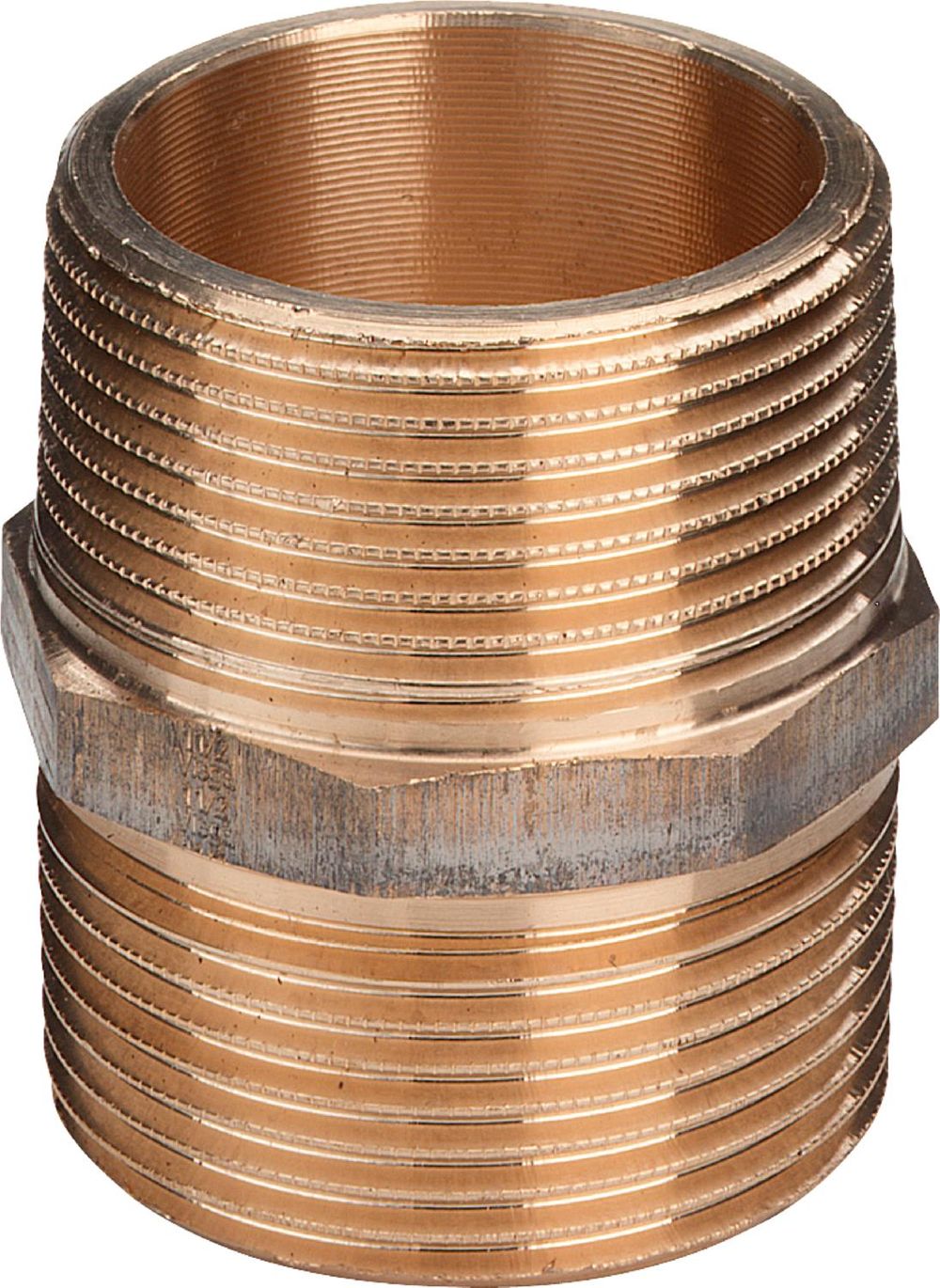 Viega Doppelnippel, R 3/8 Rotguss oder Siliziumbronze, verchromt Modell 3280, 447892