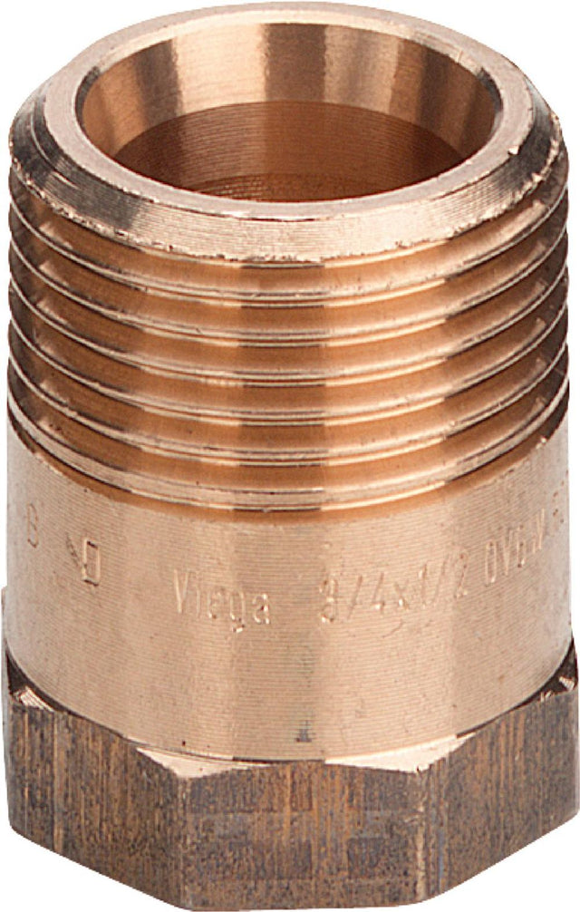 Viega Übergangsnippel, G 11/4, Rp 1 Rotguss oder Siliziumbronze Modell 3243, 446680
